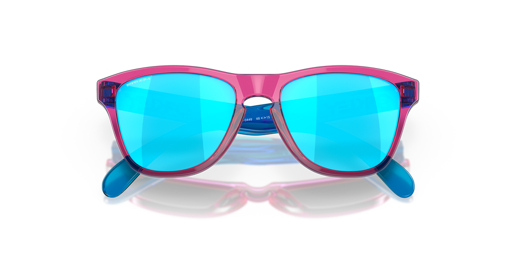 Oakley OJ9009 Frogskins XXS Youth Square Prizm Sunglasses - Acid Green Frame