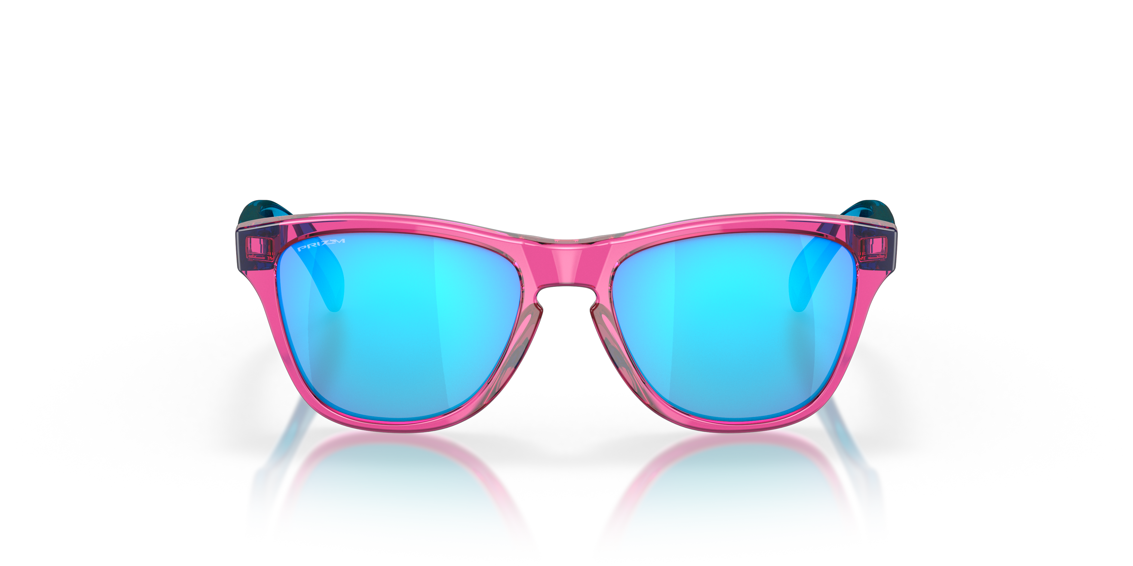 Oakley OJ9009 Frogskins XXS Youth Square Prizm Sunglasses - Acid Pink Frame