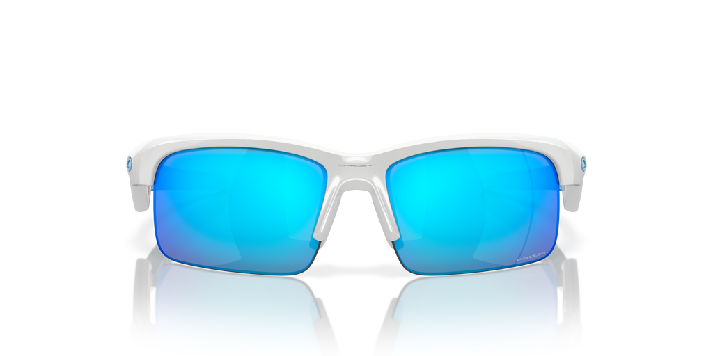 Oakley OJ9013 Capacitor Youth Rectangle Prizm Sunglasses - Polished White Frame