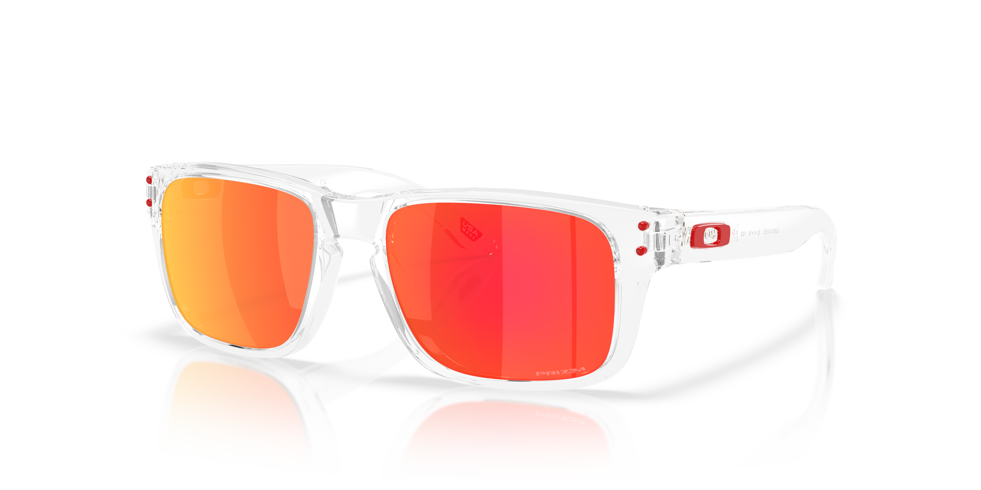 Oakley OJ9014 Holbrook XXS Youth Rectangle Prizm Sunglasses - Clear Frame