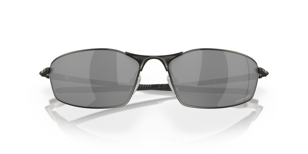 Oakley OO4141 Whisker Men's Oval Prizm Sunglasses - Satin Black Frame