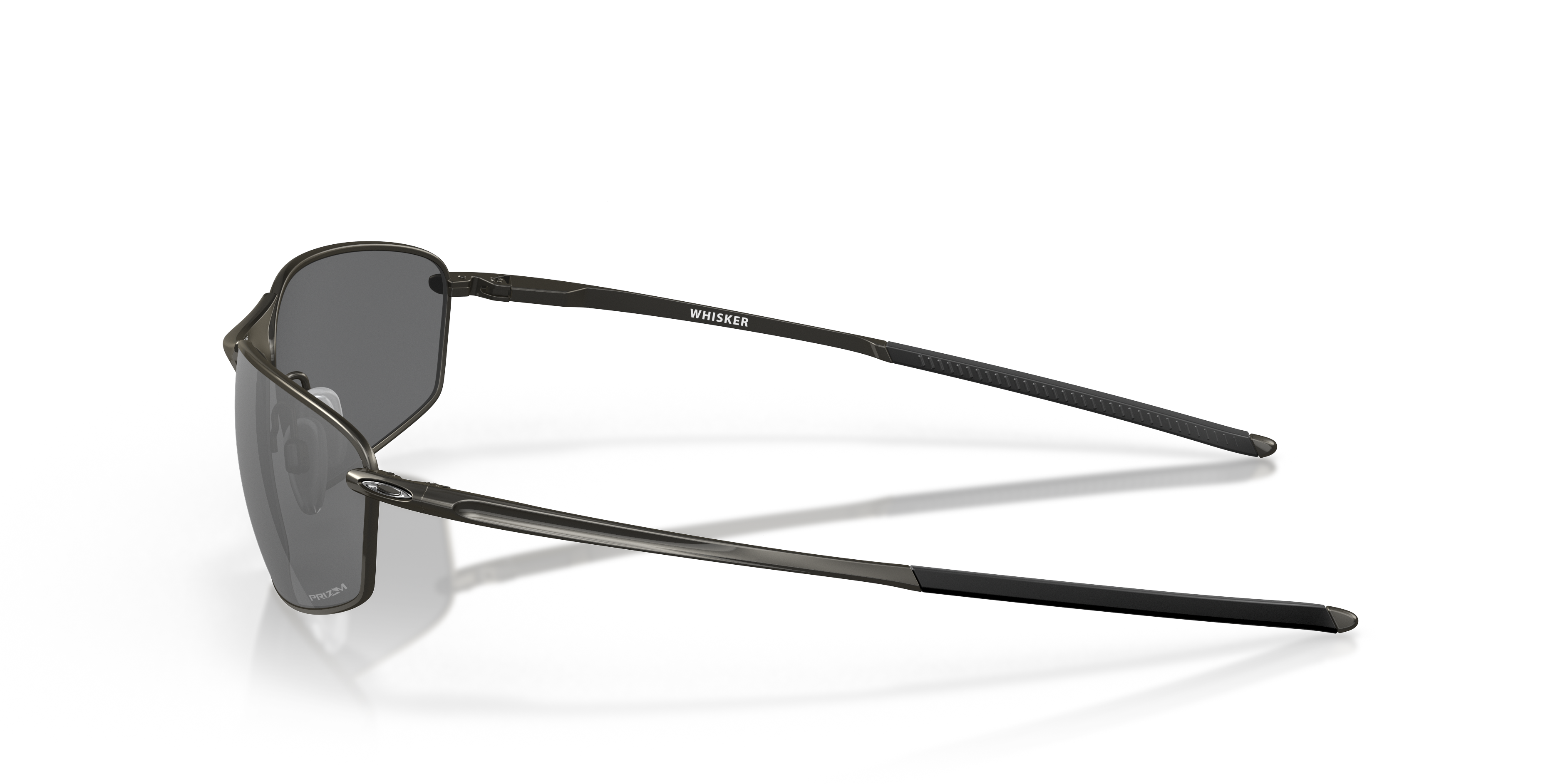 Oakley OO4141 Whisker Men's Oval Prizm Sunglasses - Carbon Frame