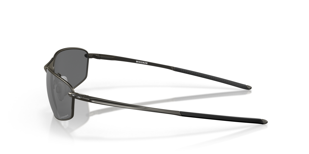 Oakley OO4141 Whisker Men's Oval Prizm Sunglasses - Satin Black Frame