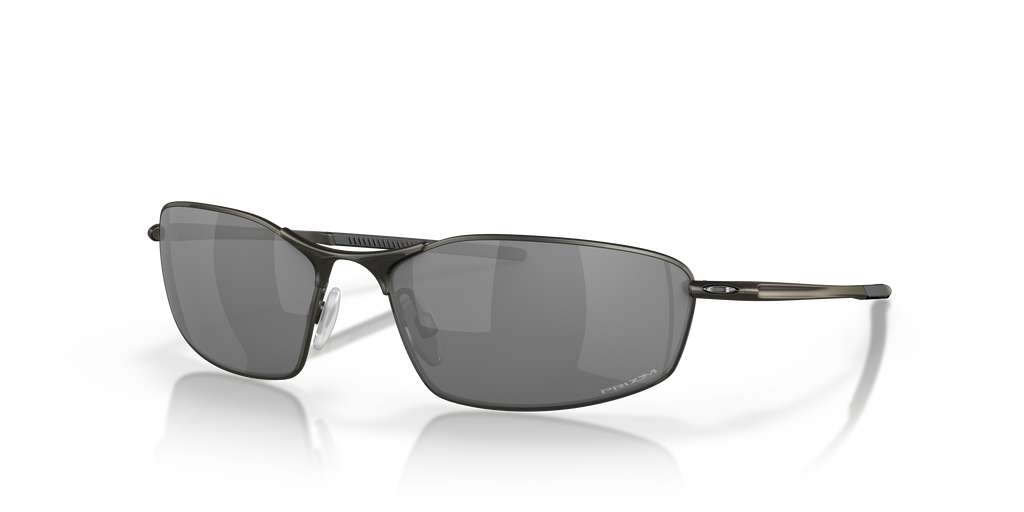 Oakley OO4141 Whisker Men's Oval Prizm Sunglasses - Satin Black Frame