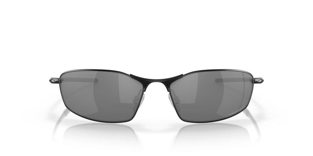 Oakley OO4141 Whisker Men's Oval Prizm Sunglasses - Satin Black Frame