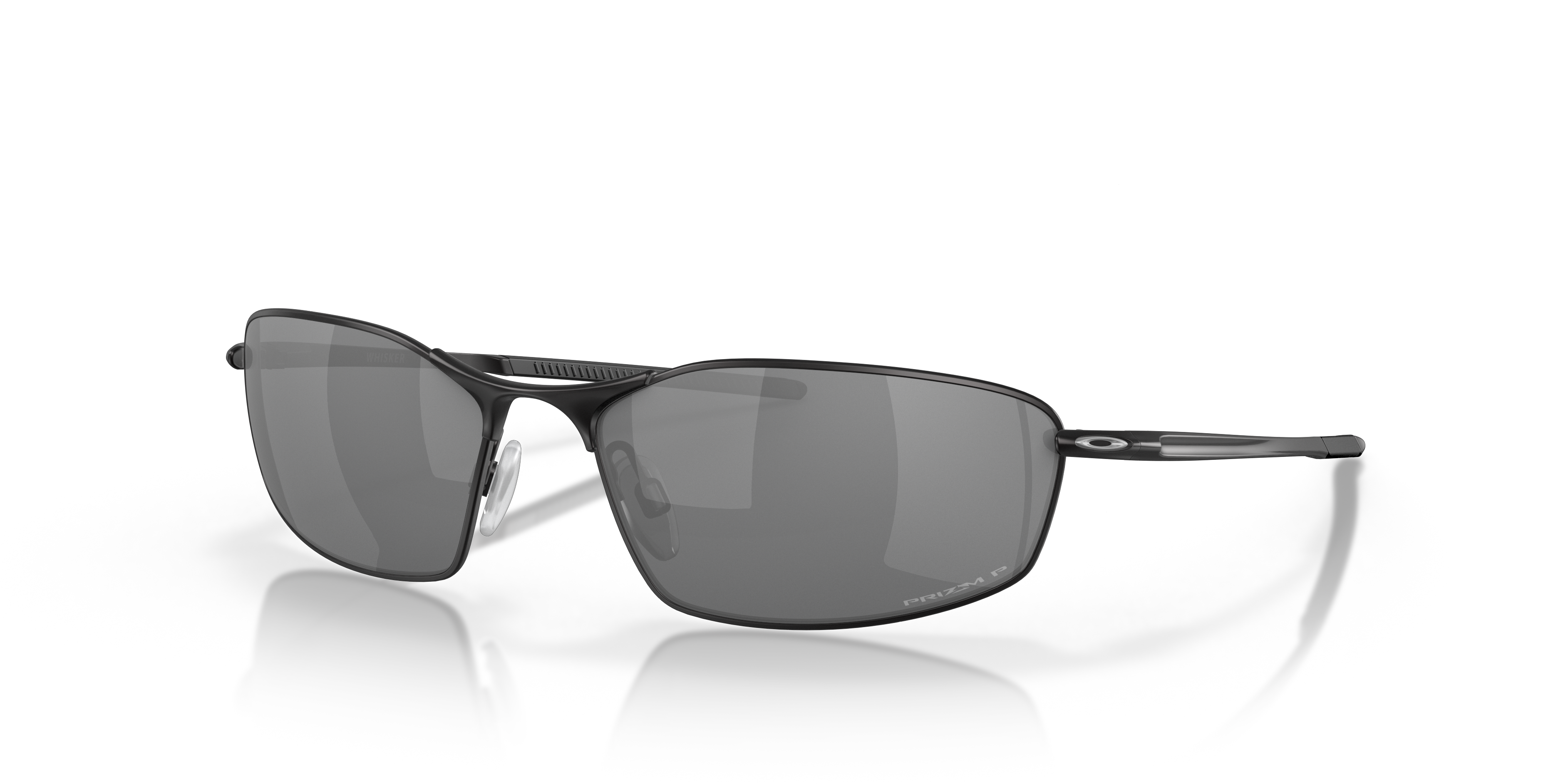 Oakley OO4141 Whisker Men's Oval Prizm Sunglasses - Carbon Frame