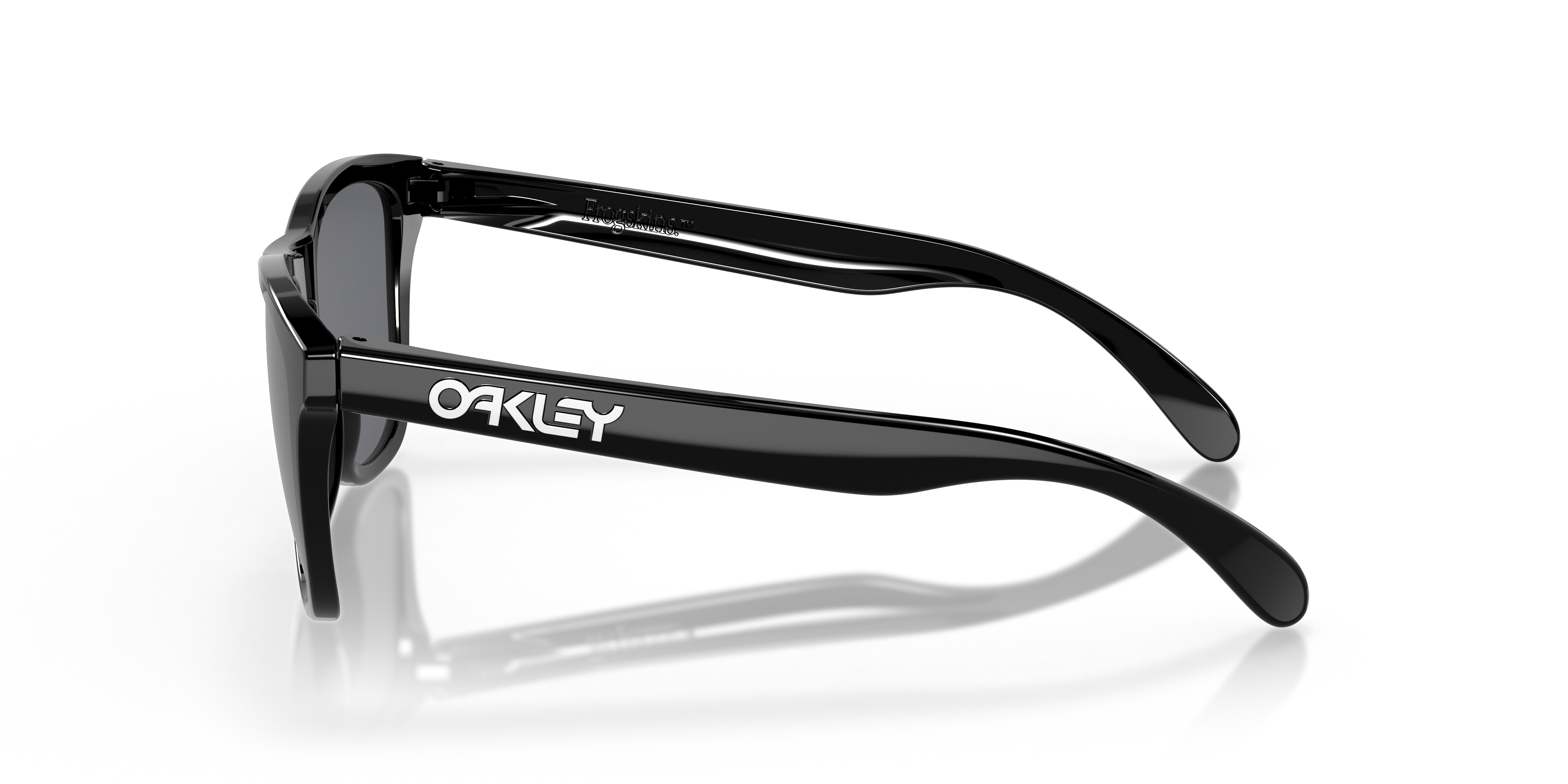 Oakley OO9013 Frogskins Unisex Square Prizm Sunglasses - Polished Black Frame