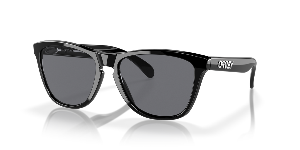 Oakley OO9013 Frogskins Unisex Square Prizm Sunglasses - Matte Black Frame