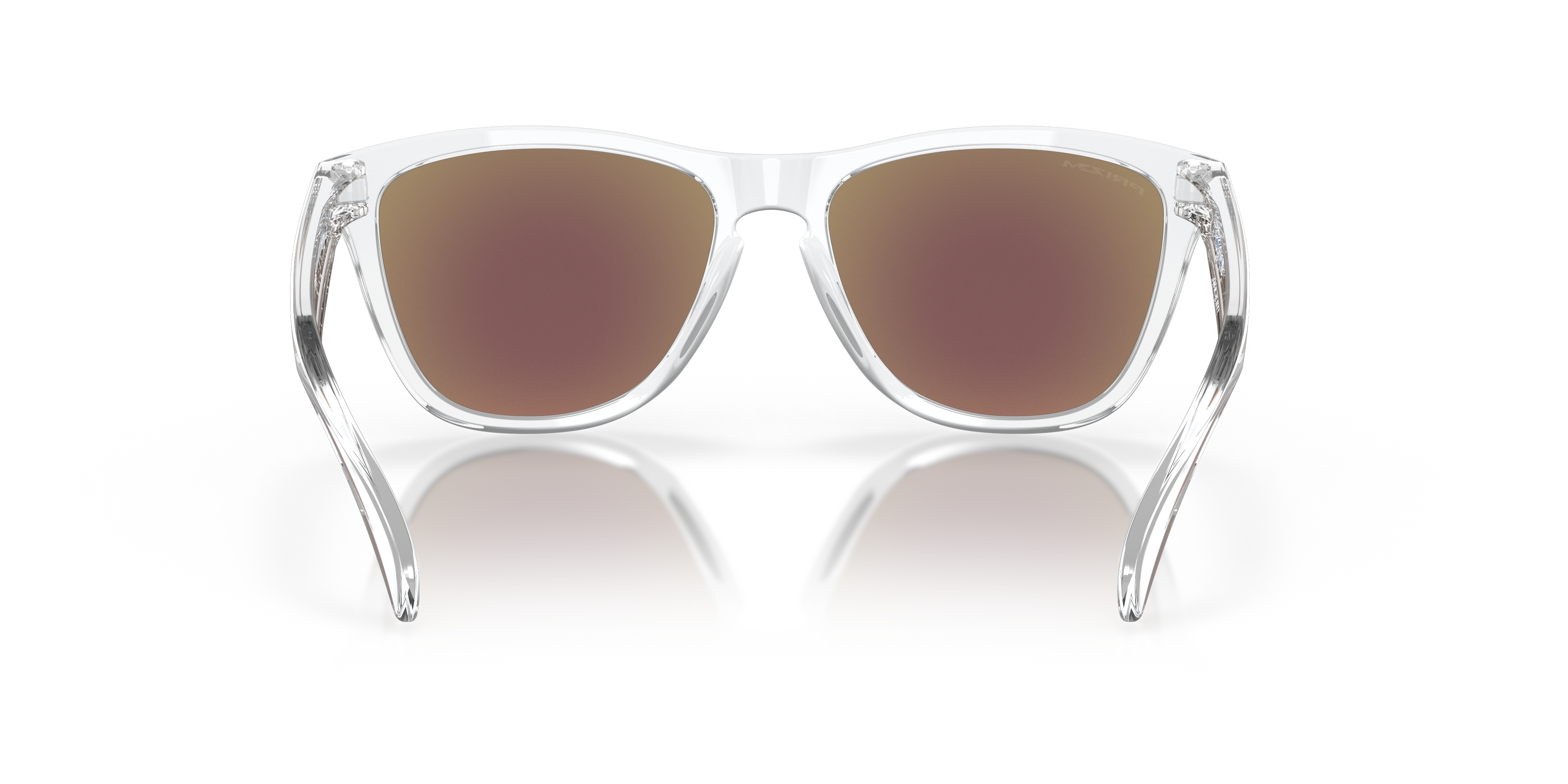 Oakley OO9013 Frogskins Unisex Square Prizm Sunglasses - Crystal Clear Frame