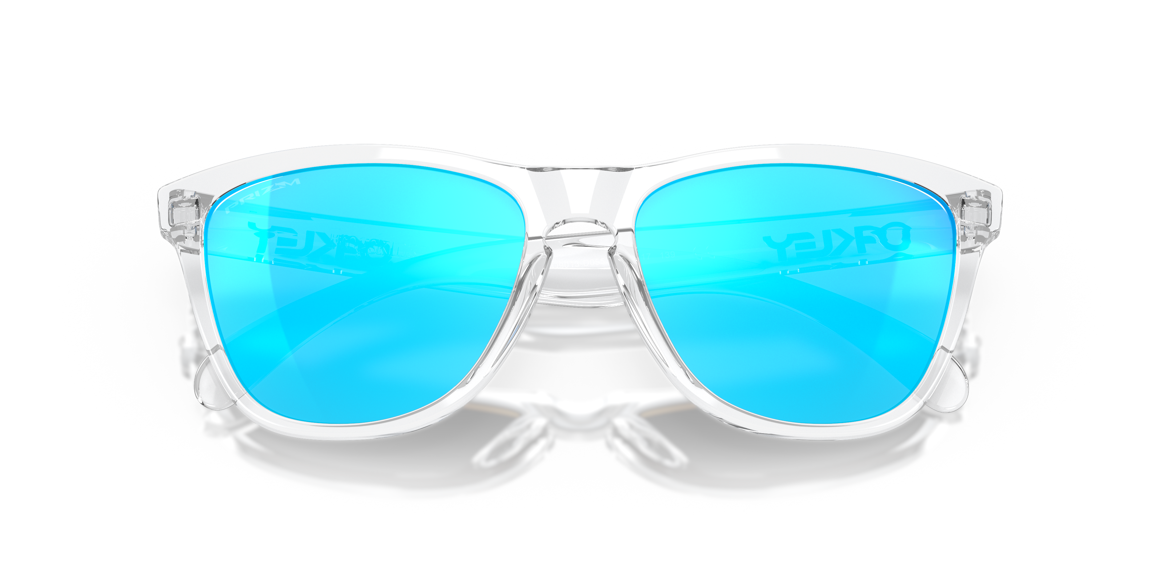 Oakley OO9013 Frogskins Unisex Square Prizm Sunglasses - Matte Black Frame