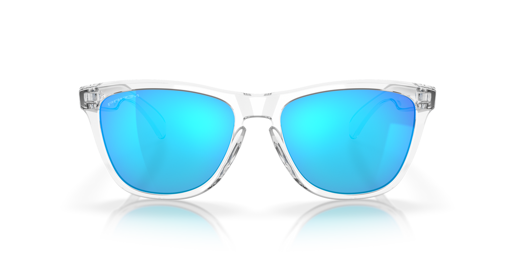 Oakley OO9013 Frogskins Unisex Square Prizm Sunglasses - Polished Black Frame