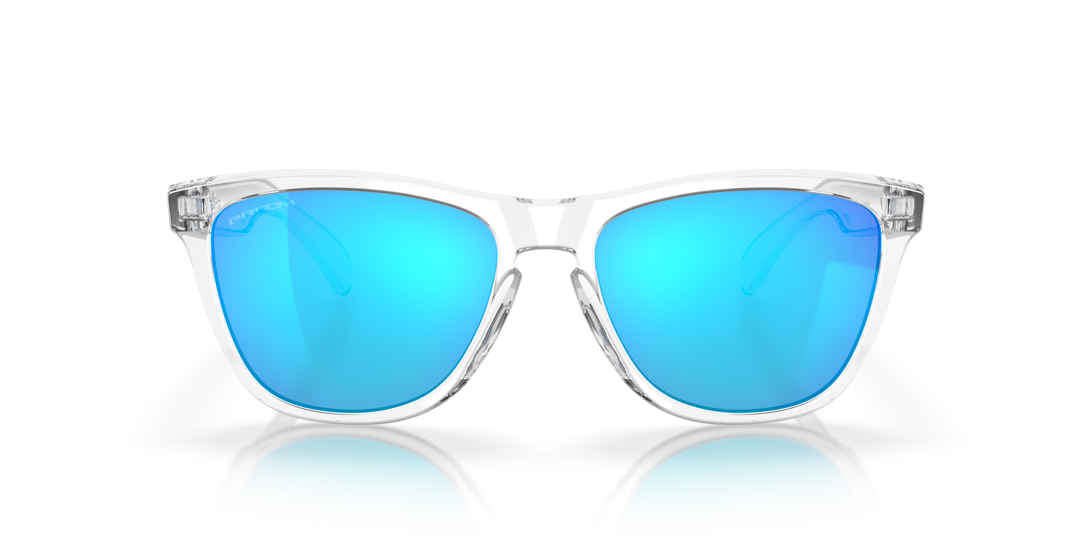 Oakley OO9013 Frogskins Unisex Square Prizm Sunglasses - Matte Black Frame