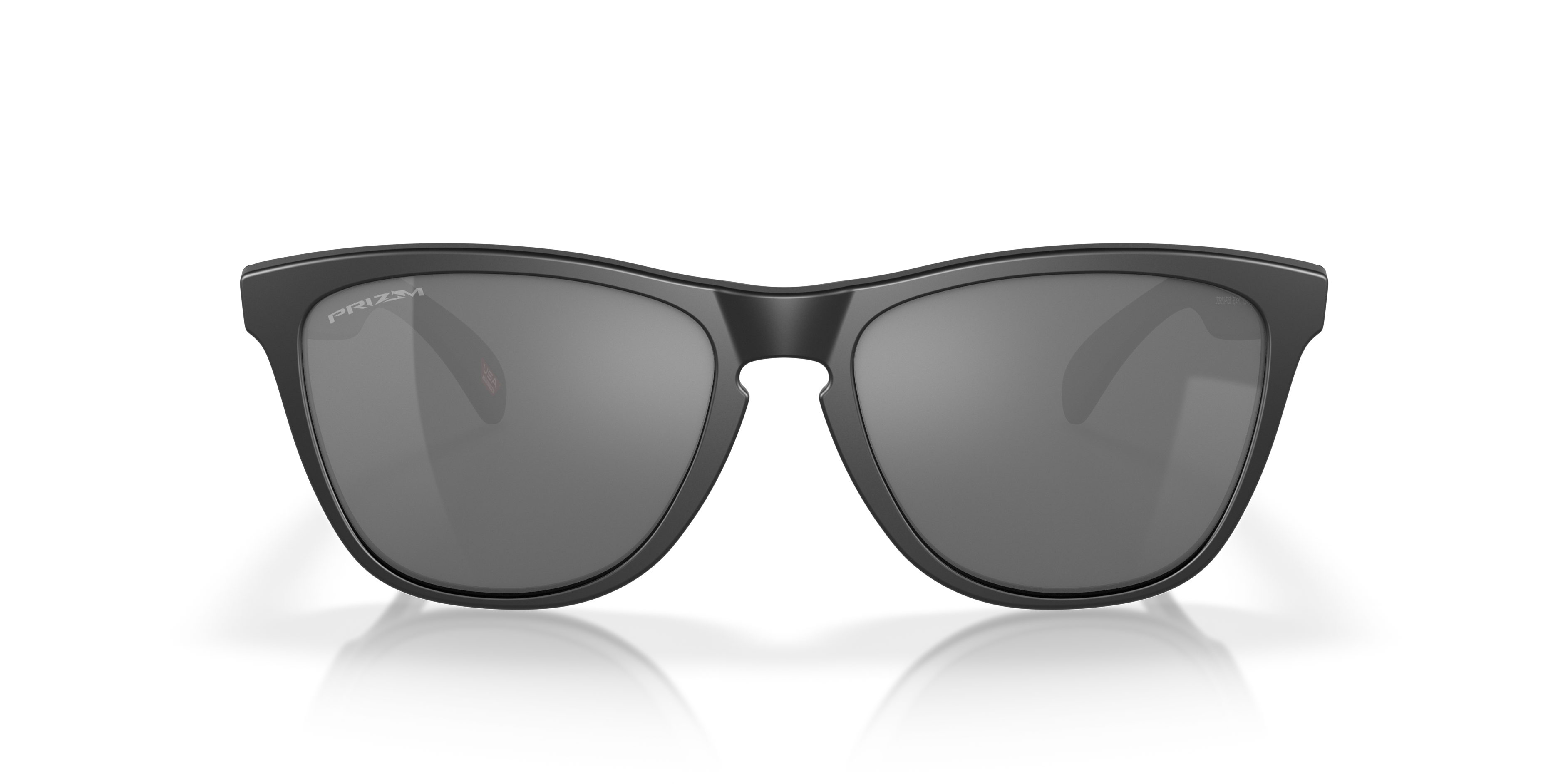 Oakley OO9013 Frogskins Unisex Square Prizm Sunglasses - Matte Black Frame