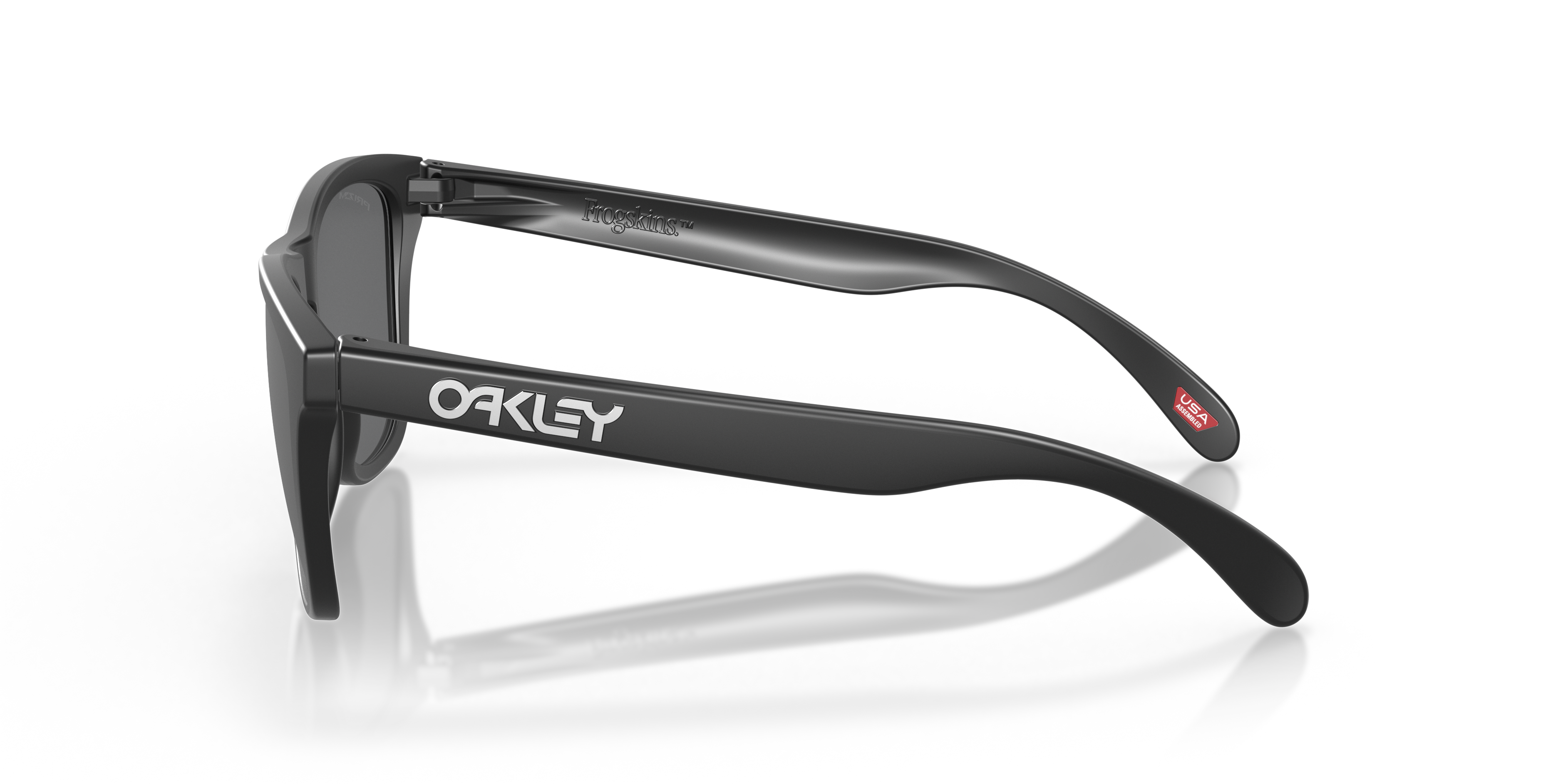 Oakley OO9013 Frogskins Unisex Square Prizm Sunglasses - Crystal Clear Frame