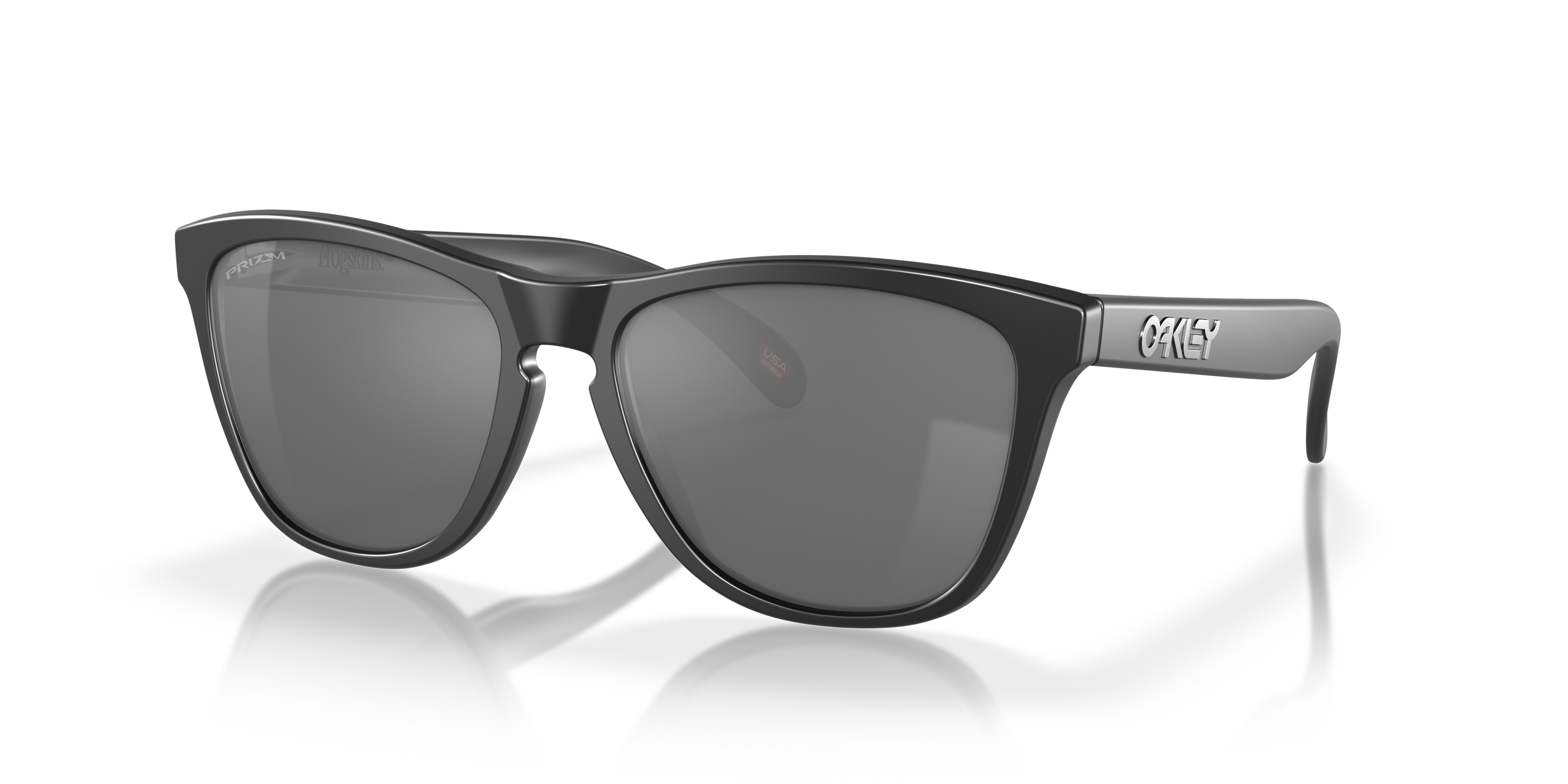 Oakley OO9013 Frogskins Unisex Square Prizm Sunglasses - Crystal Clear Frame