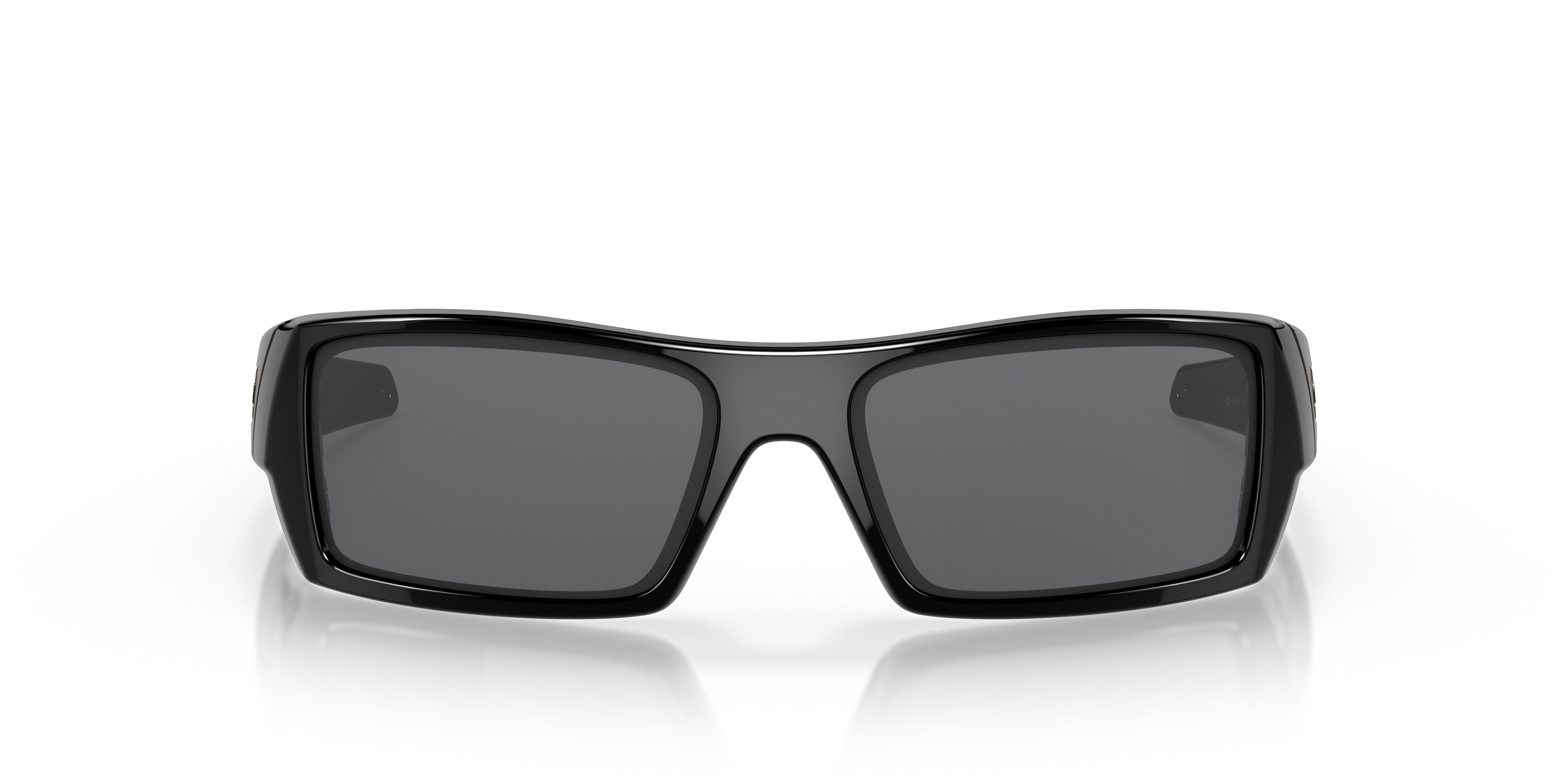 Oakley OO9014 Gascan Men's Rectangle Prizm Sunglasses - Polished Black Frame