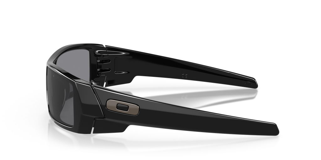 Oakley OO9014 Gascan Men's Rectangle Prizm Sunglasses - Polished Black Frame