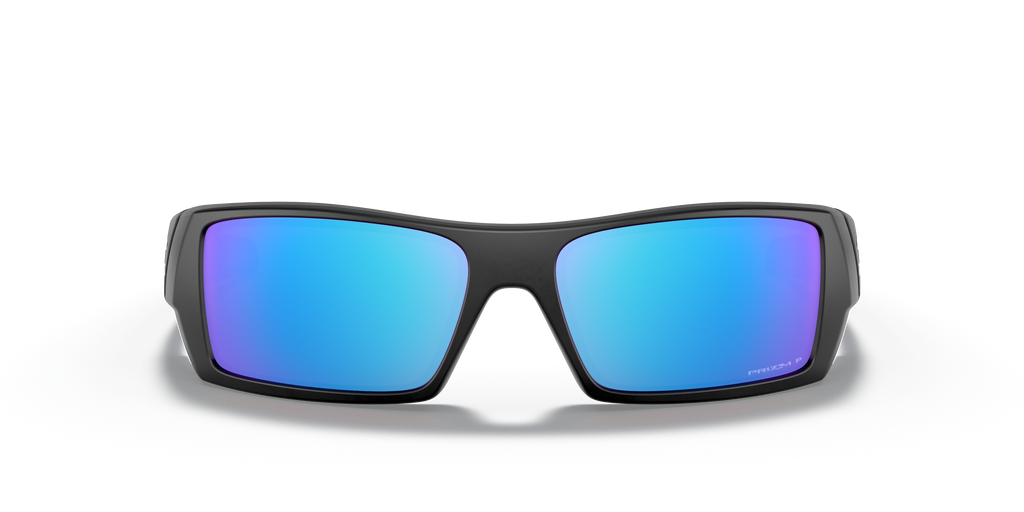 Oakley OO9014 Gascan Men's Rectangle Prizm Sunglasses - Polished Black Frame