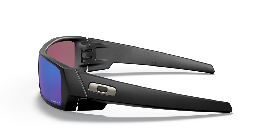 Oakley OO9014 Gascan Men's Rectangle Prizm Sunglasses - Polished Black Frame