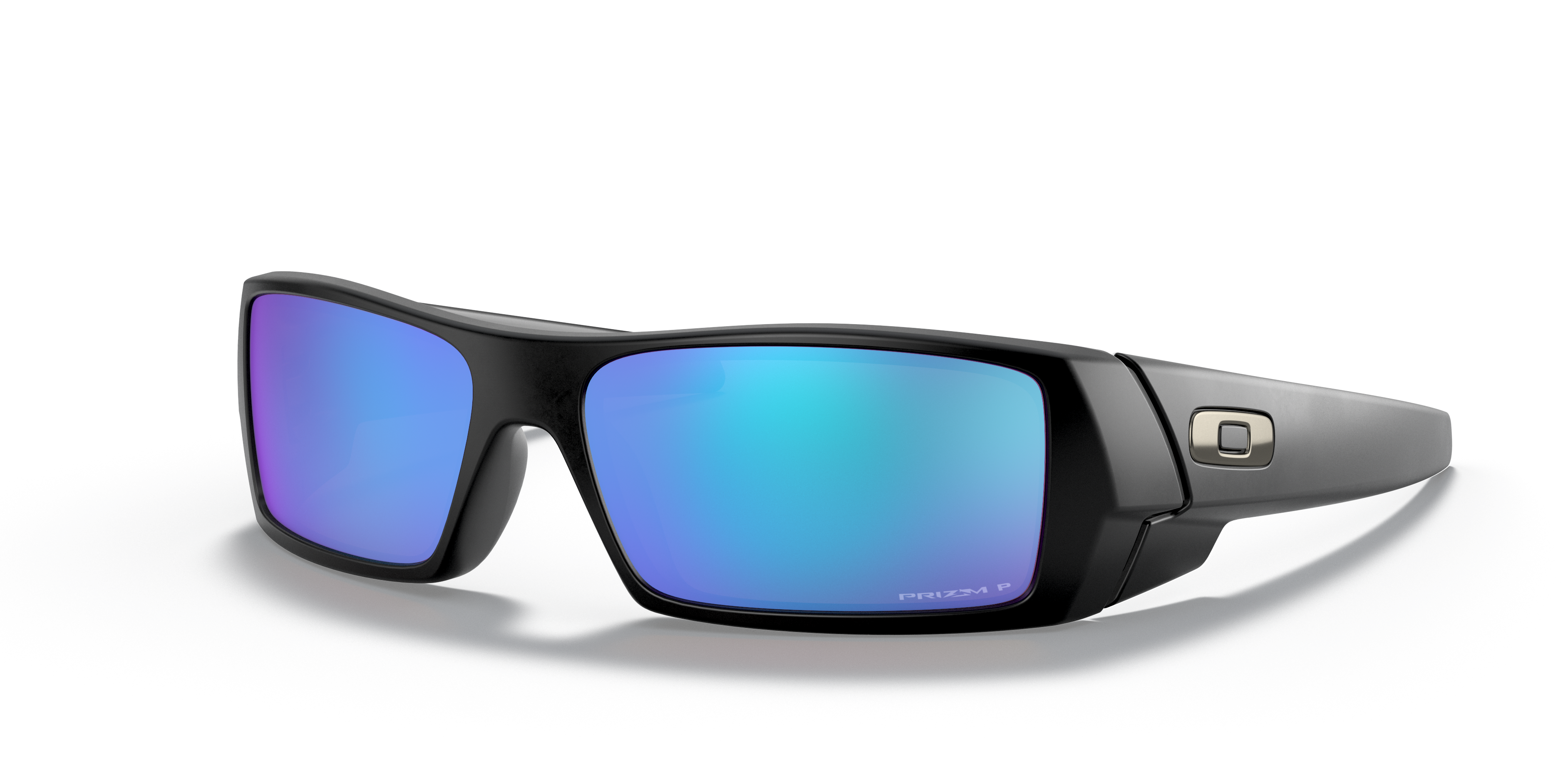Oakley OO9014 Gascan Men's Rectangle Prizm Sunglasses - Matte Black Frame