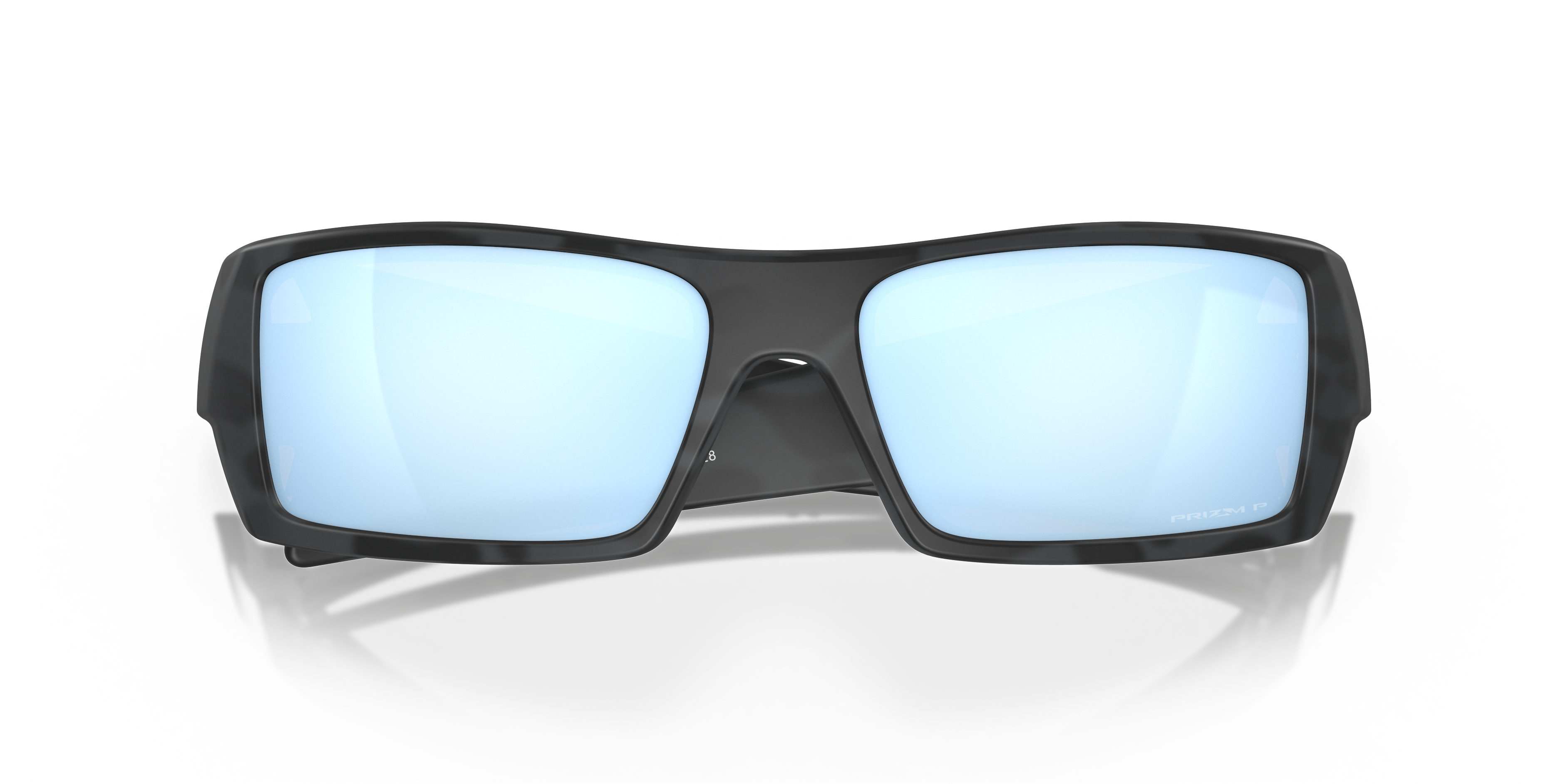 Oakley OO9014 Gascan Men's Rectangle Prizm Sunglasses - Polished Black Frame