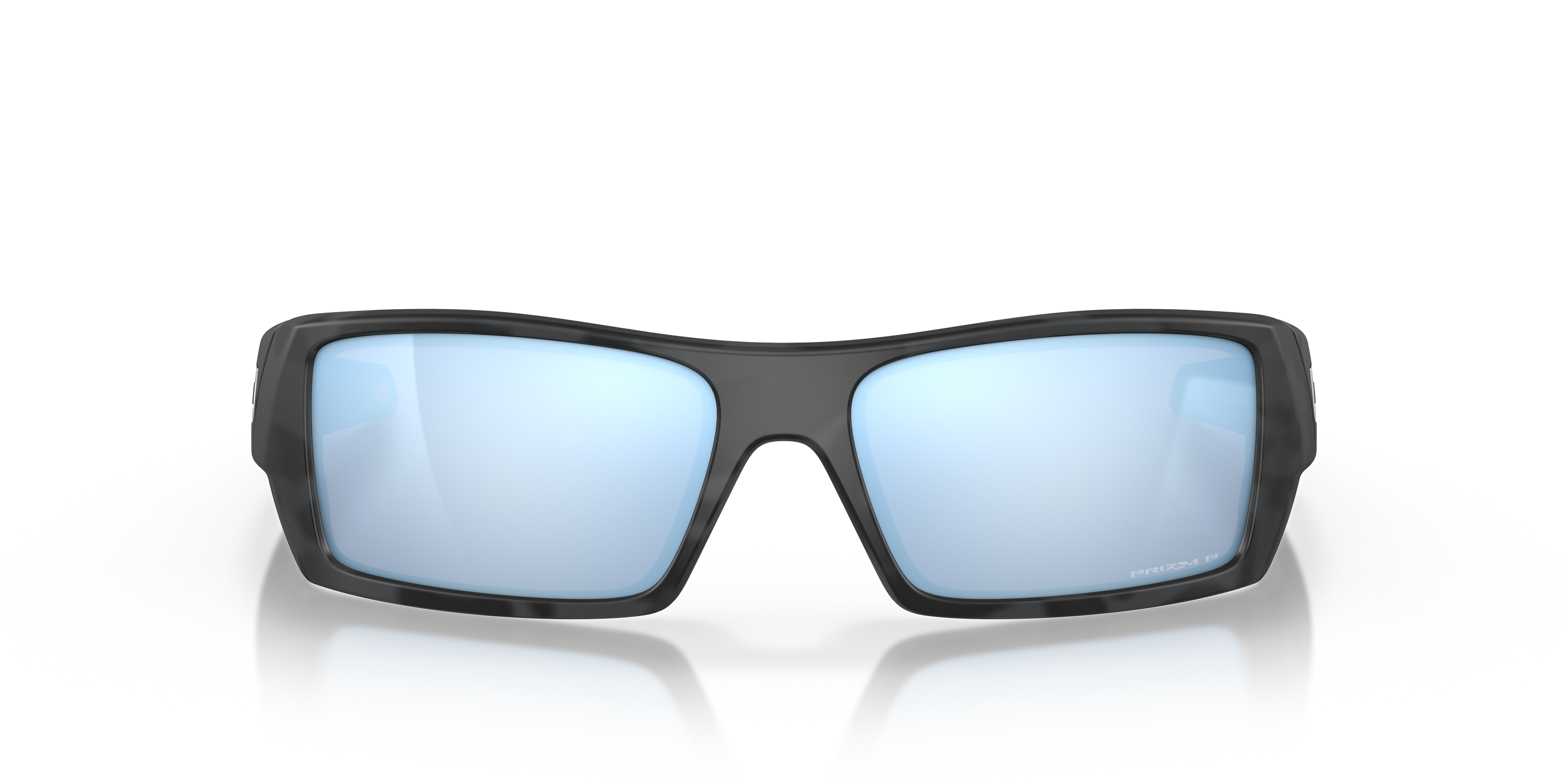 Oakley OO9014 Gascan Men's Rectangle Prizm Sunglasses - Polished Black Frame