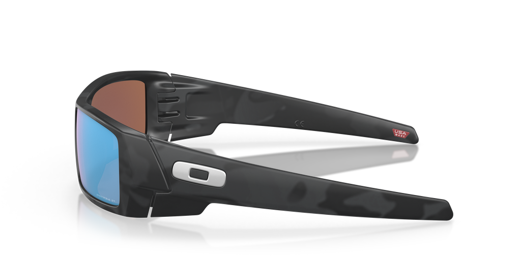 Oakley OO9014 Gascan Men's Rectangle Prizm Sunglasses - Matte Black Camo Frame