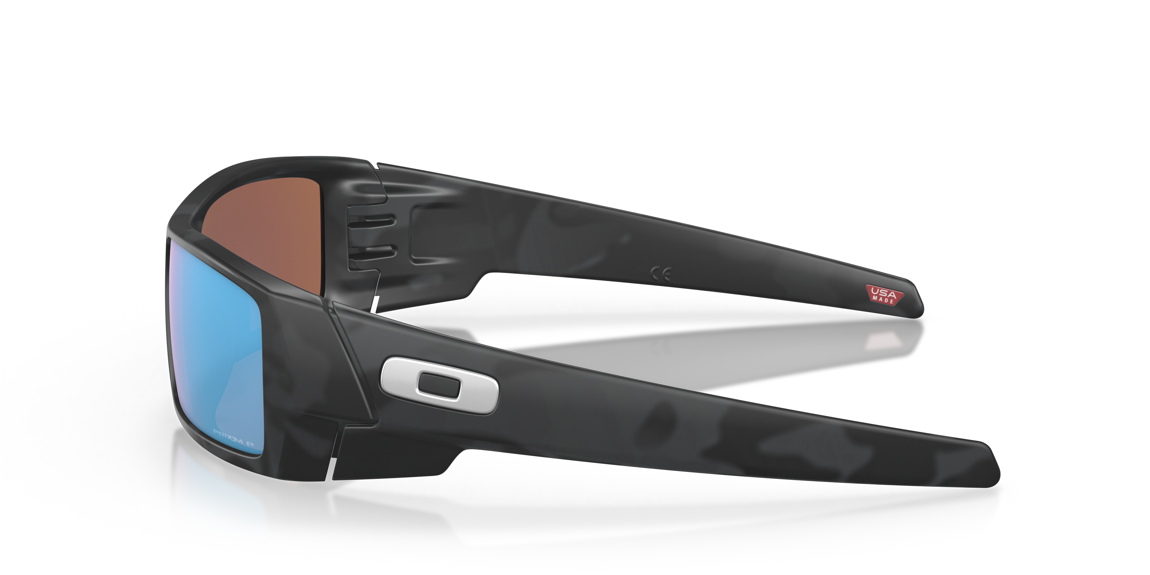 Oakley OO9014 Gascan Men's Rectangle Prizm Sunglasses - Matte Black Camo Frame