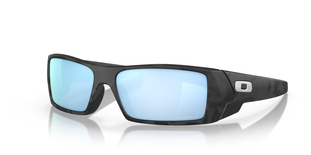 Oakley OO9014 Gascan Men's Rectangle Prizm Sunglasses - Polished Black Frame