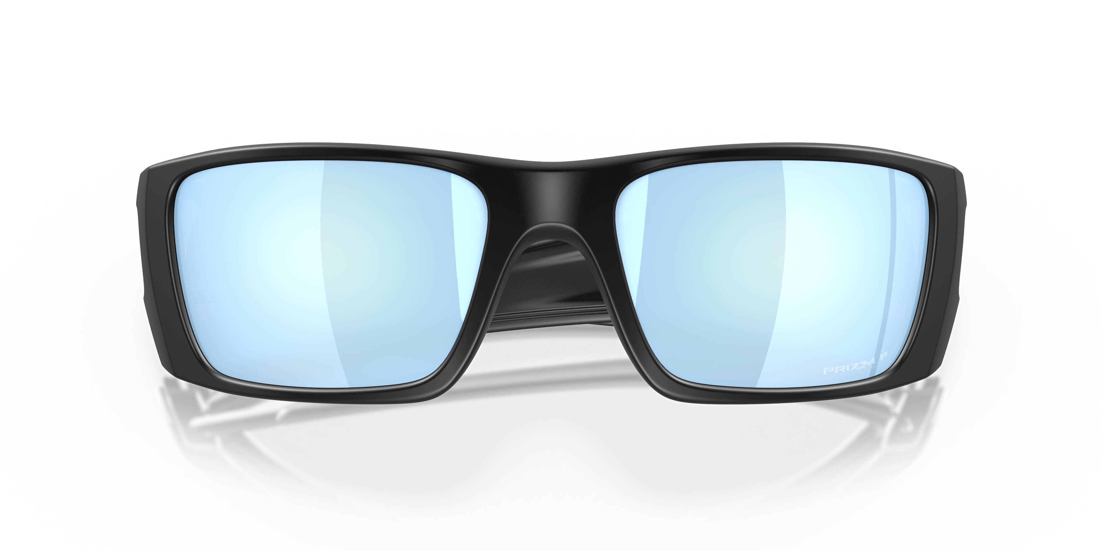 Oakley OO9096 Fuel Cell Men's Rectangle Prizm Sunglasses - Polished Black Frame