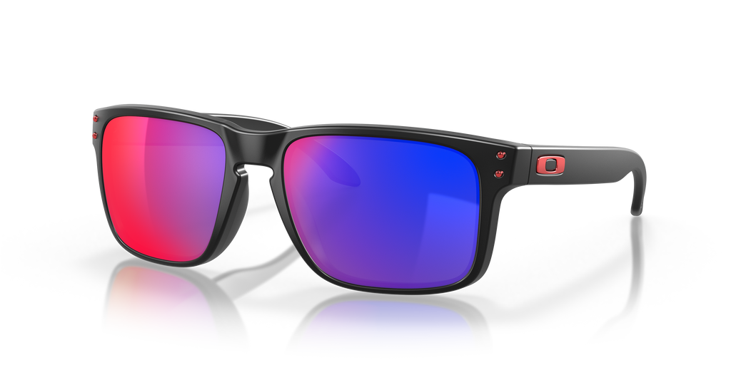 Oakley OO9102 Holbrook Men's Square Prizm Sunglasses - Polished Black Frame