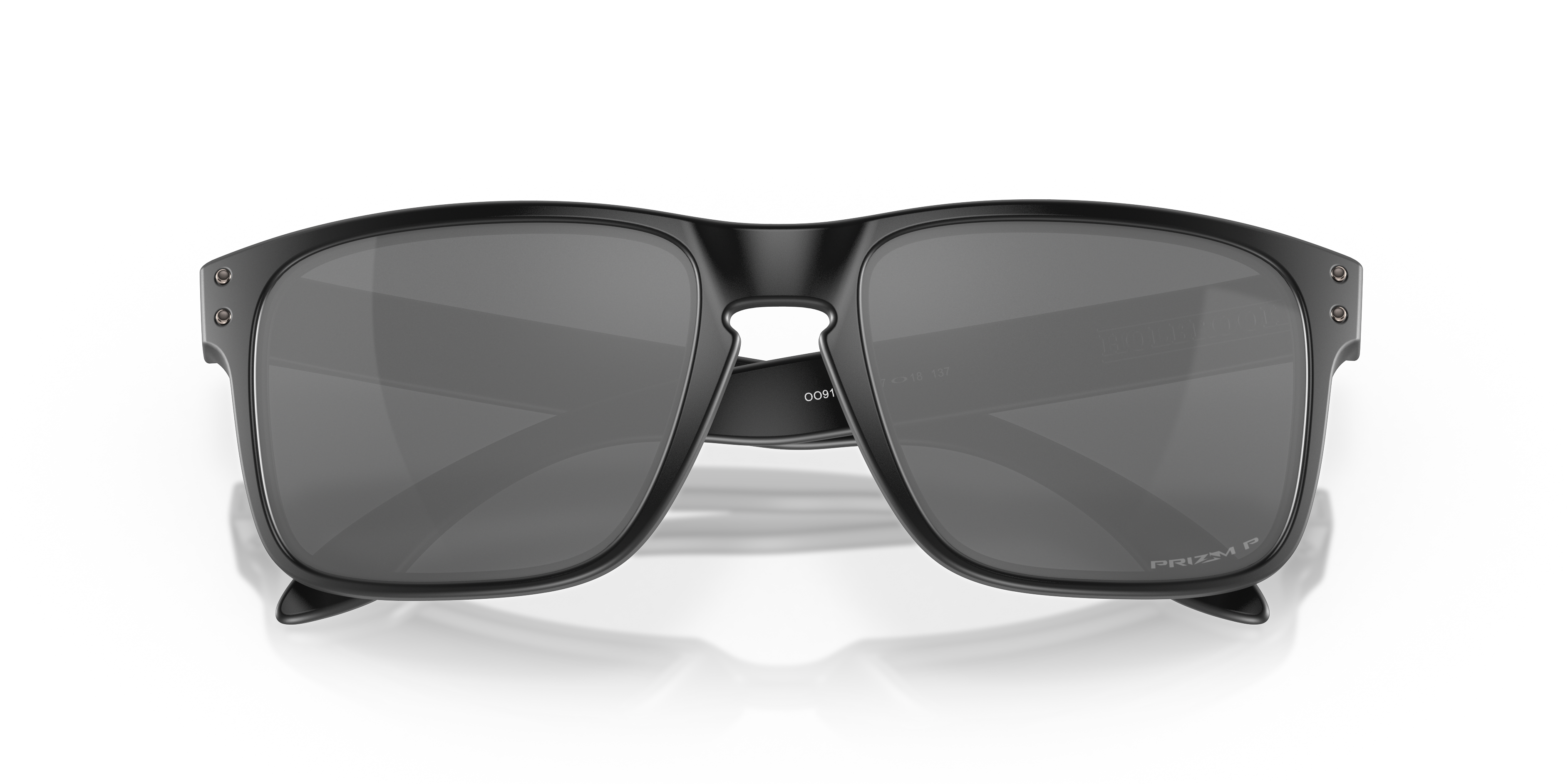 Oakley OO9102 Holbrook Men's Square Prizm Sunglasses - Matte Black Frame