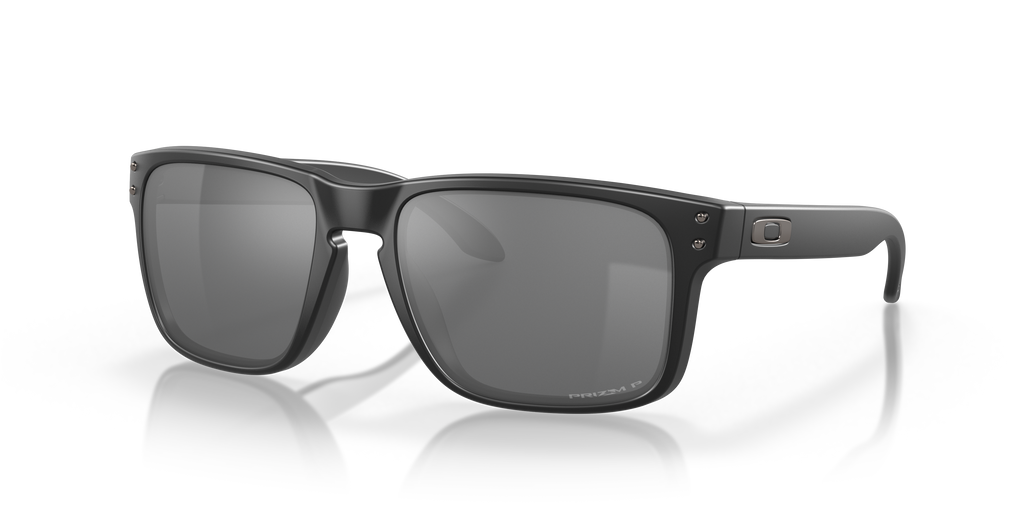 Oakley OO9102 Holbrook Men's Square Prizm Sunglasses - Polished Black Frame