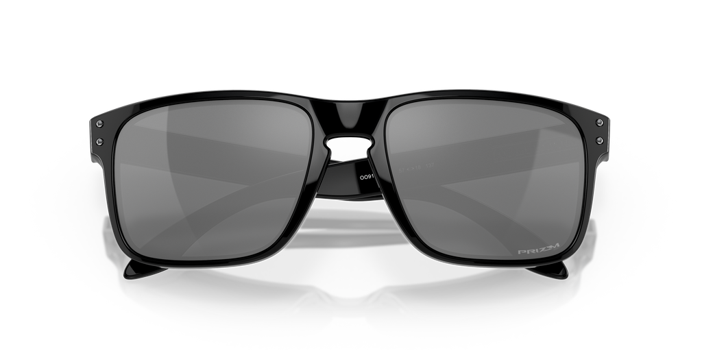 Oakley OO9102 Holbrook Men's Square Prizm Sunglasses - Polished Black Frame