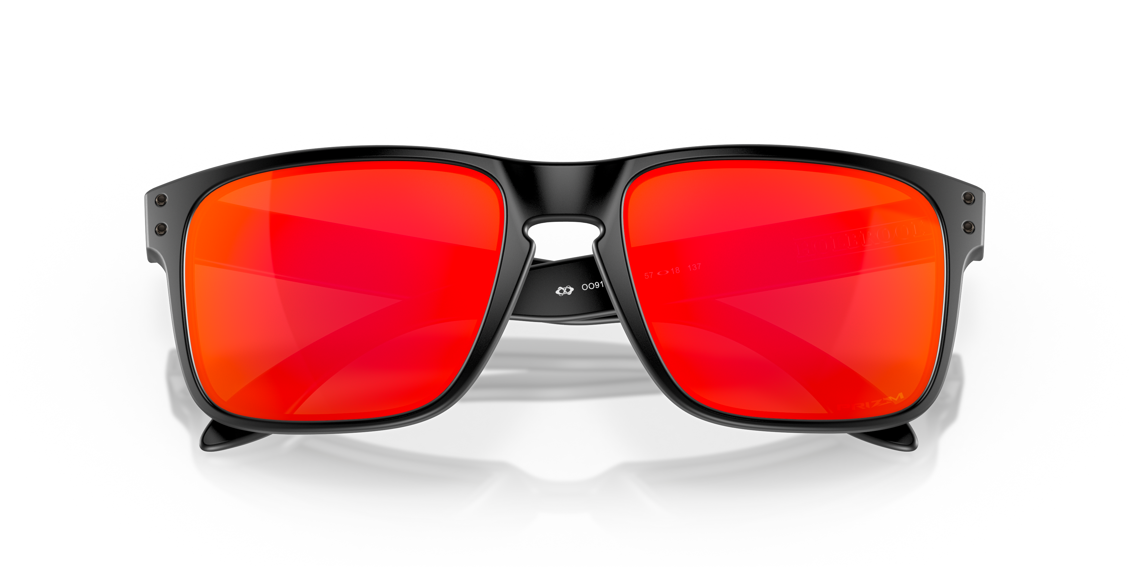 Oakley OO9102 Holbrook Men's Square Prizm Sunglasses - Polished Black Frame