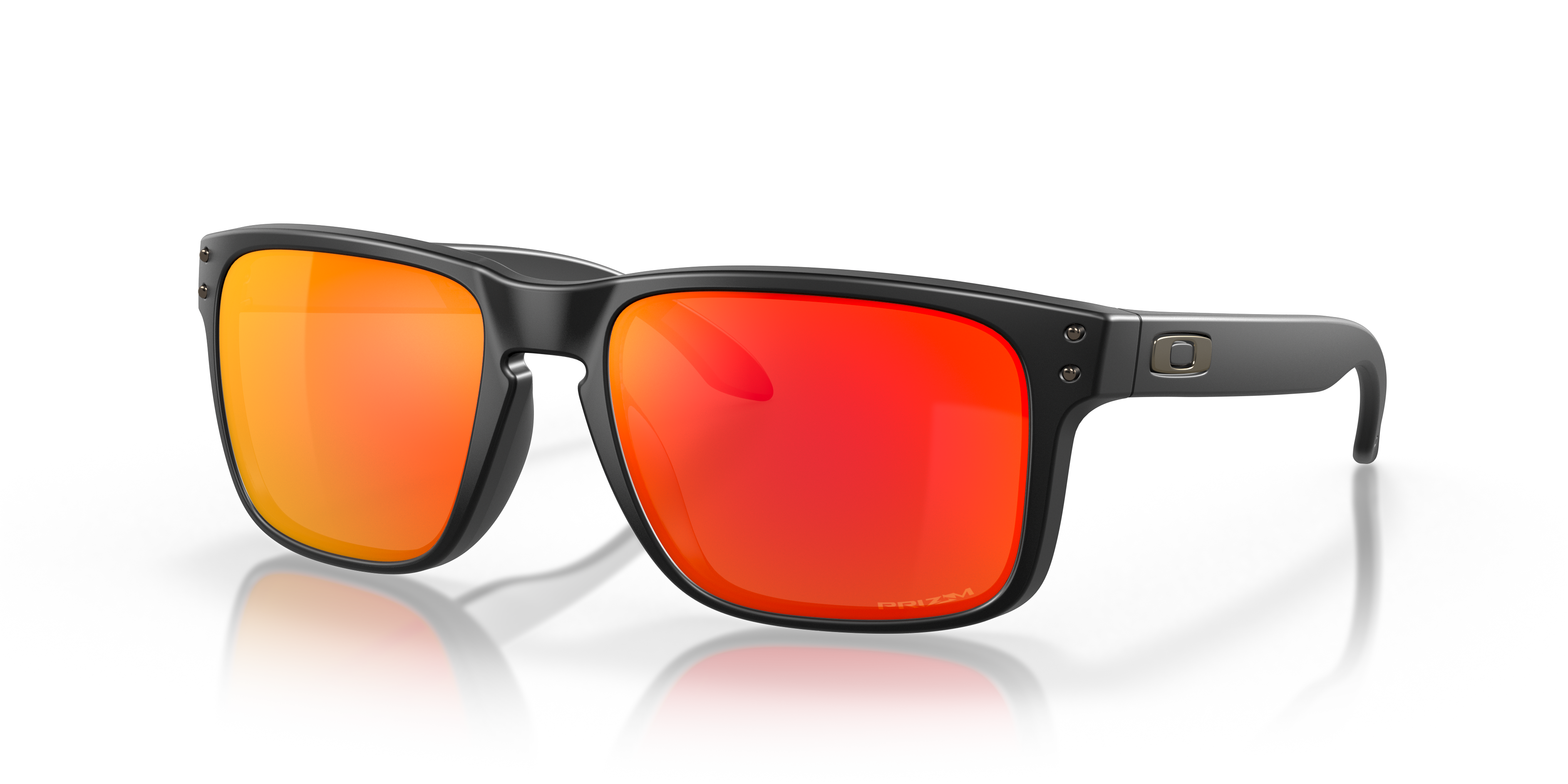 Oakley OO9102 Holbrook Men's Square Prizm Sunglasses - Polished Black Frame