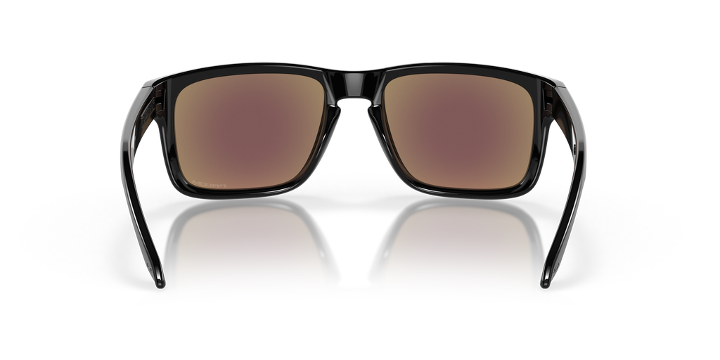 Oakley OO9102 Holbrook Men's Square Prizm Sunglasses - Polished Black Frame