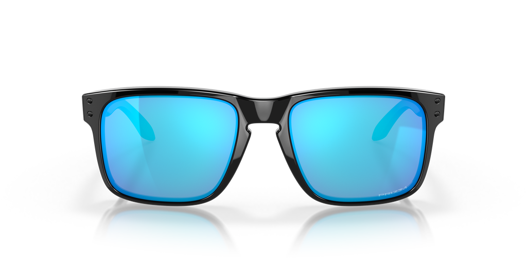 Oakley OO9102 Holbrook Men's Square Prizm Sunglasses - Polished Black Frame