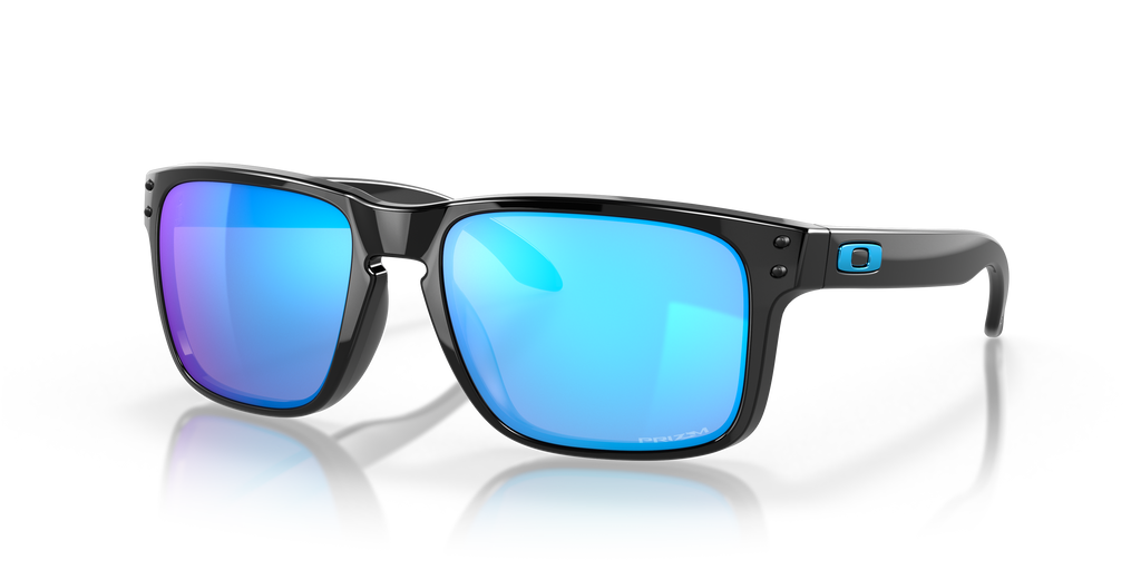 Oakley OO9102 Holbrook Men's Square Prizm Sunglasses - Matte Black Frame