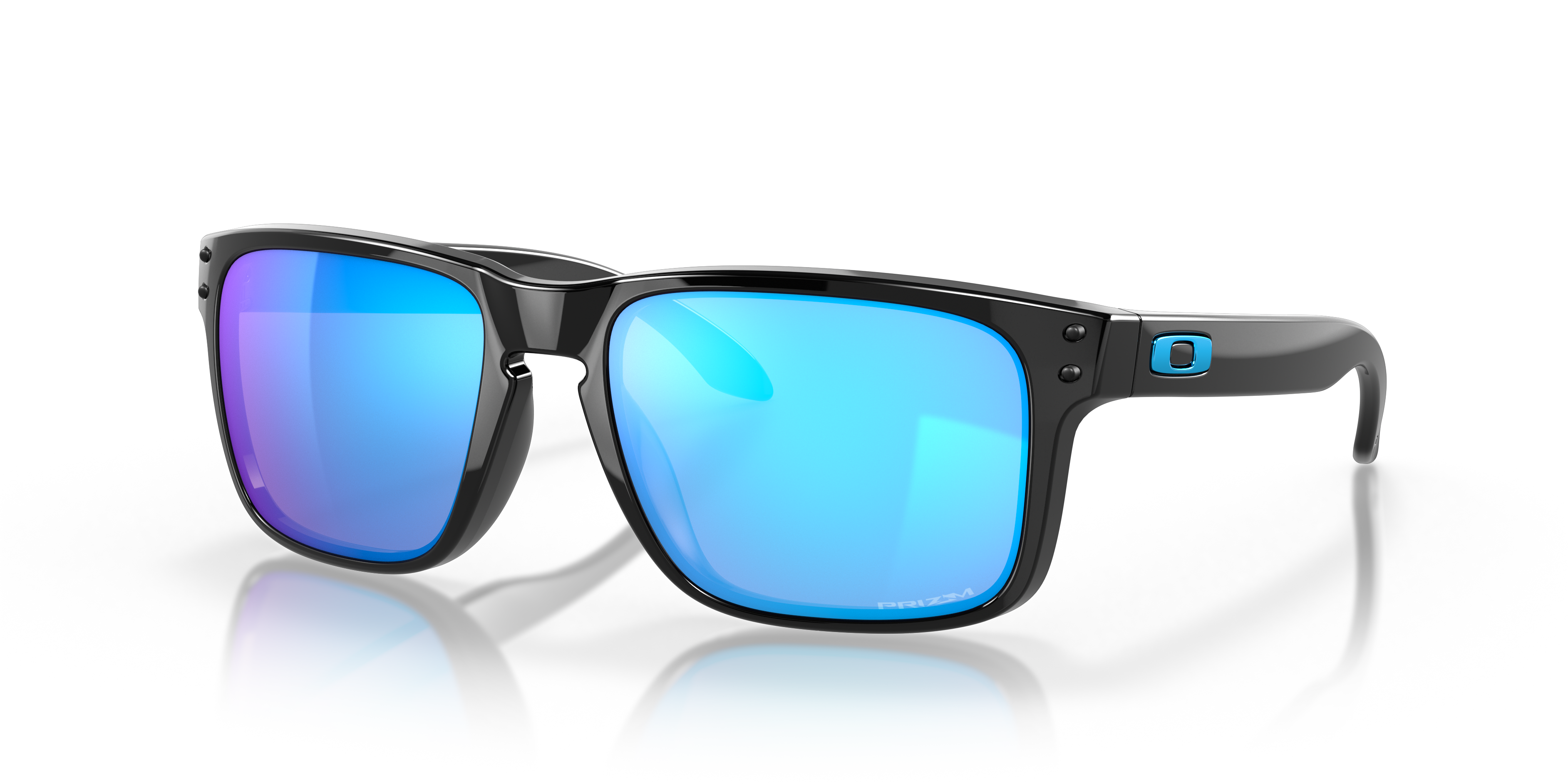 Oakley OO9102 Holbrook Men's Square Prizm Sunglasses - Matte Black Frame
