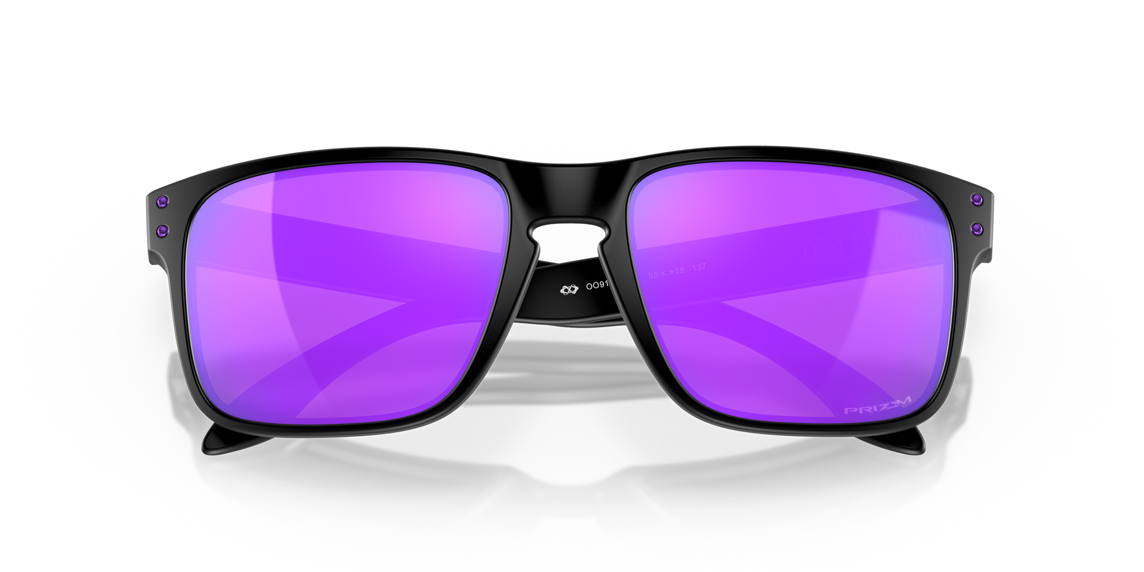 Oakley OO9102 Holbrook Men's Square Prizm Sunglasses - Matte Carbon Frame