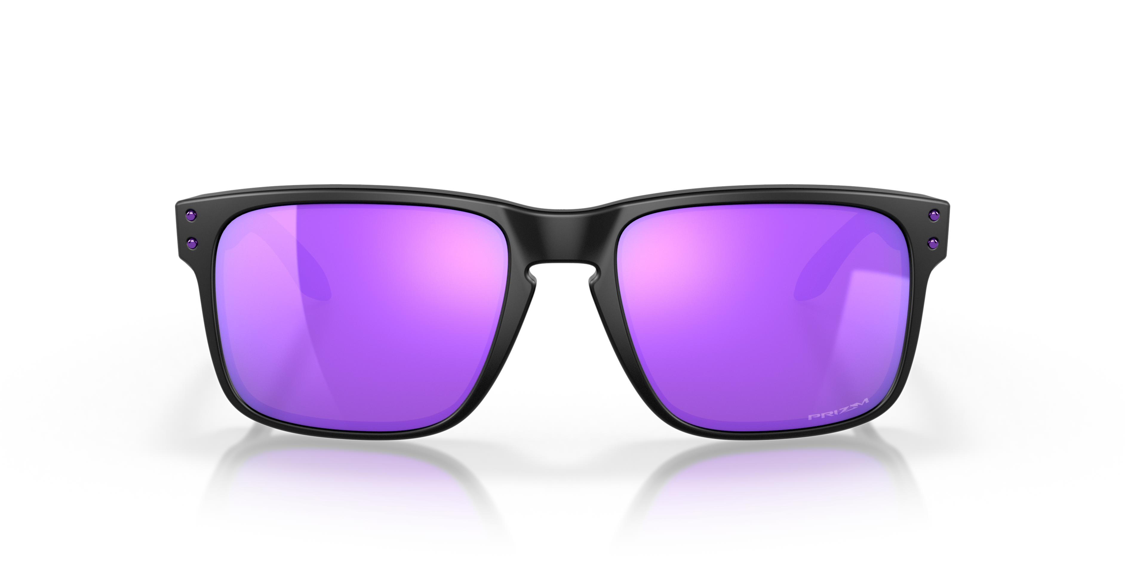 Oakley OO9102 Holbrook Men's Square Prizm Sunglasses - Matte Black Frame