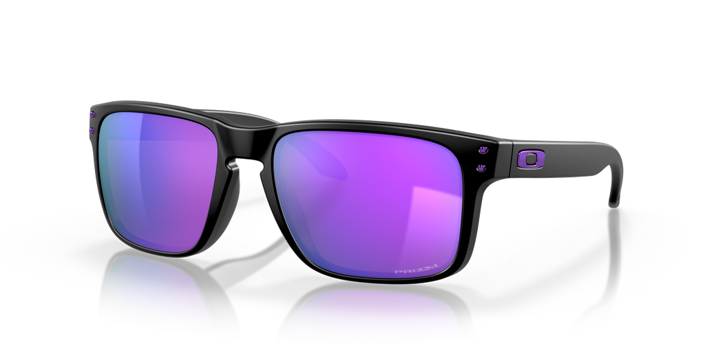 Oakley OO9102 Holbrook Men's Square Prizm Sunglasses - Matte Carbon Frame