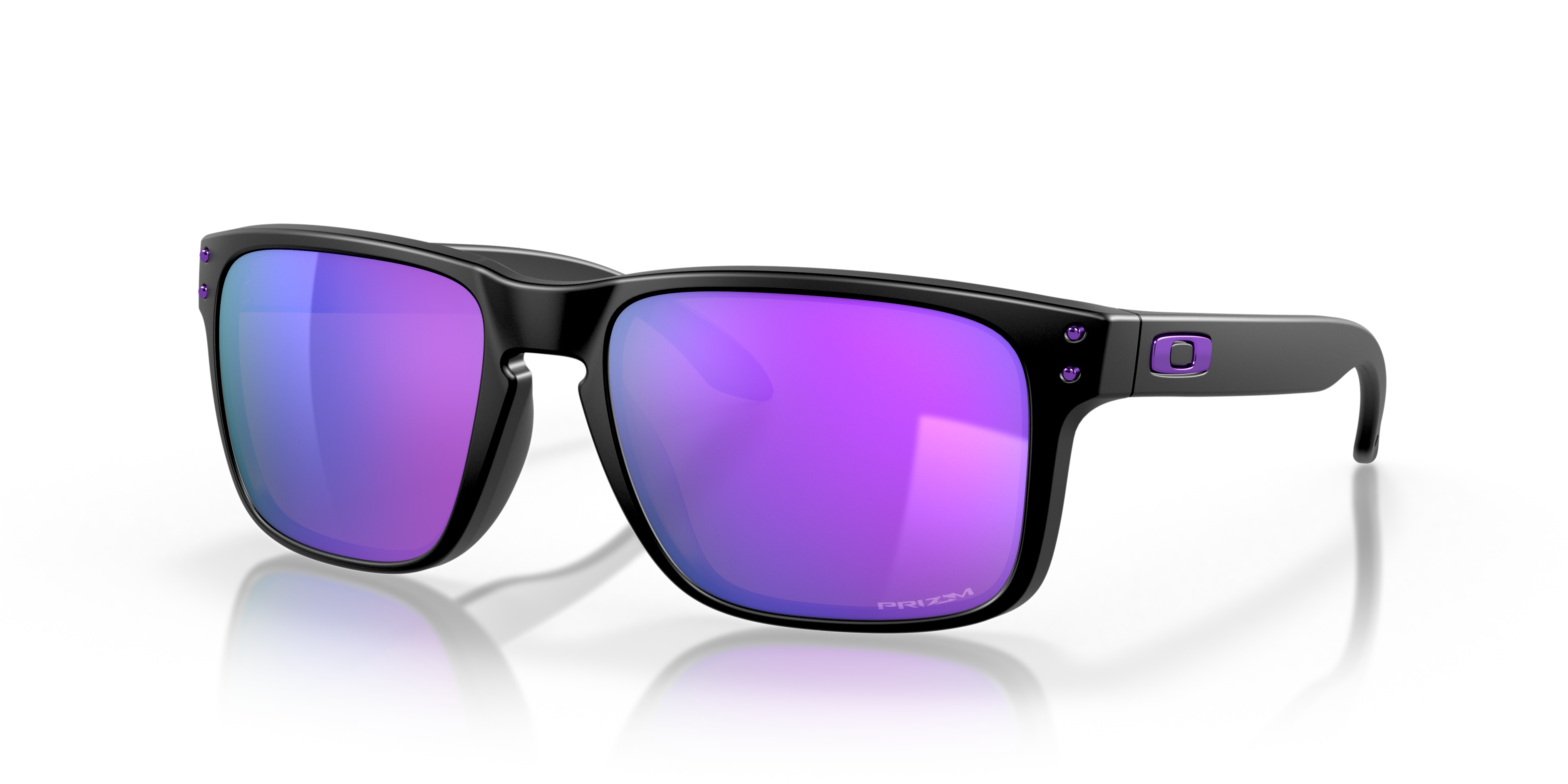 Oakley OO9102 Holbrook Men's Square Prizm Sunglasses - Matte Carbon Frame