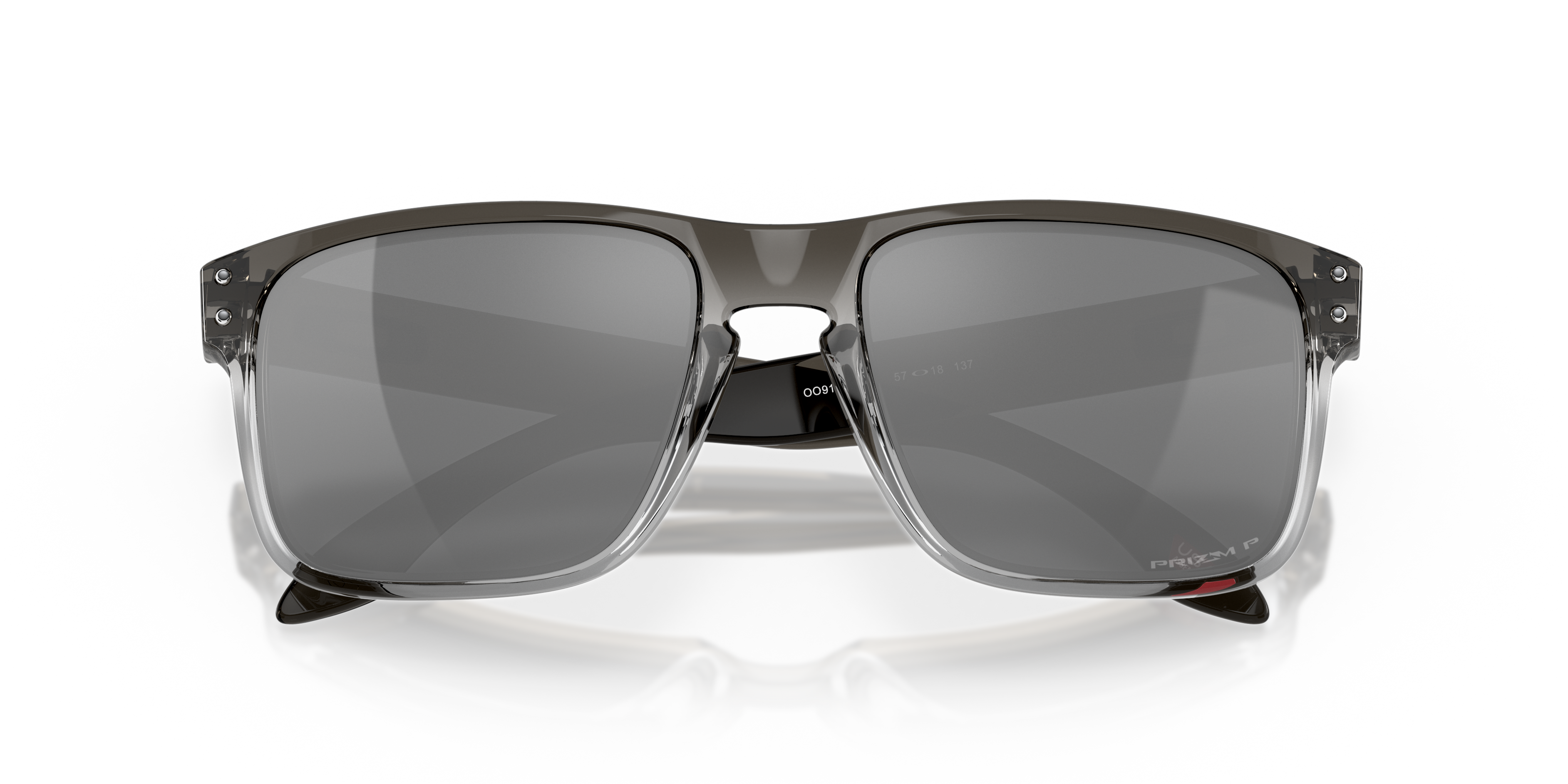 Oakley OO9102 Holbrook Men's Square Prizm Sunglasses - Polished Black Frame