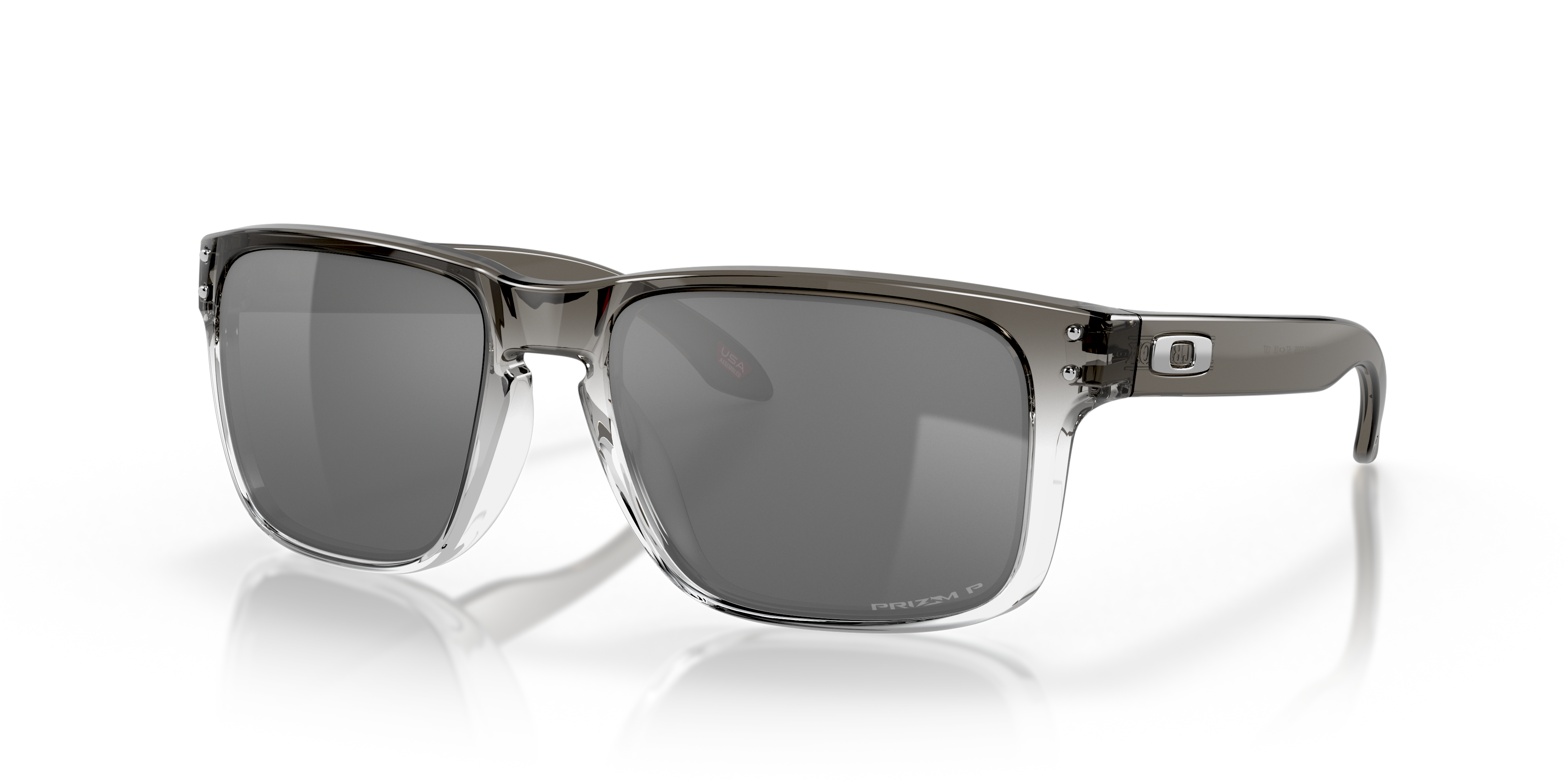 Oakley OO9102 Holbrook Men's Square Prizm Sunglasses - Matte Carbon Frame