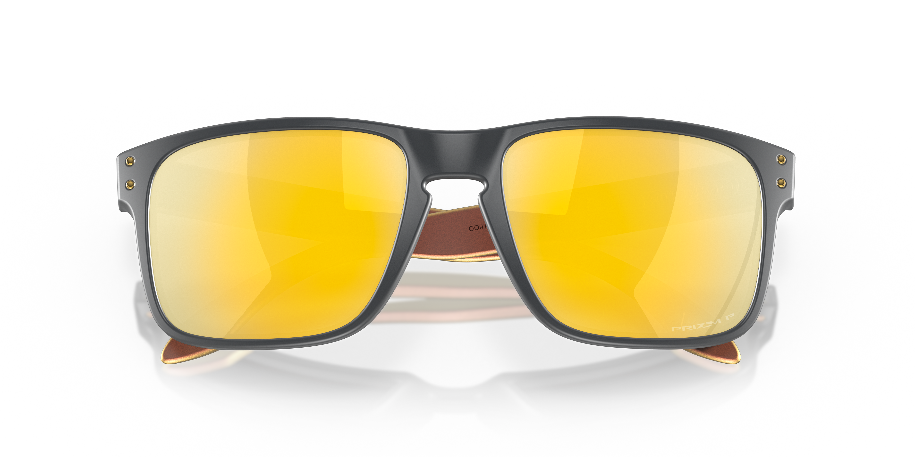 Oakley OO9102 Holbrook Men's Square Prizm Sunglasses - Polished Black Frame
