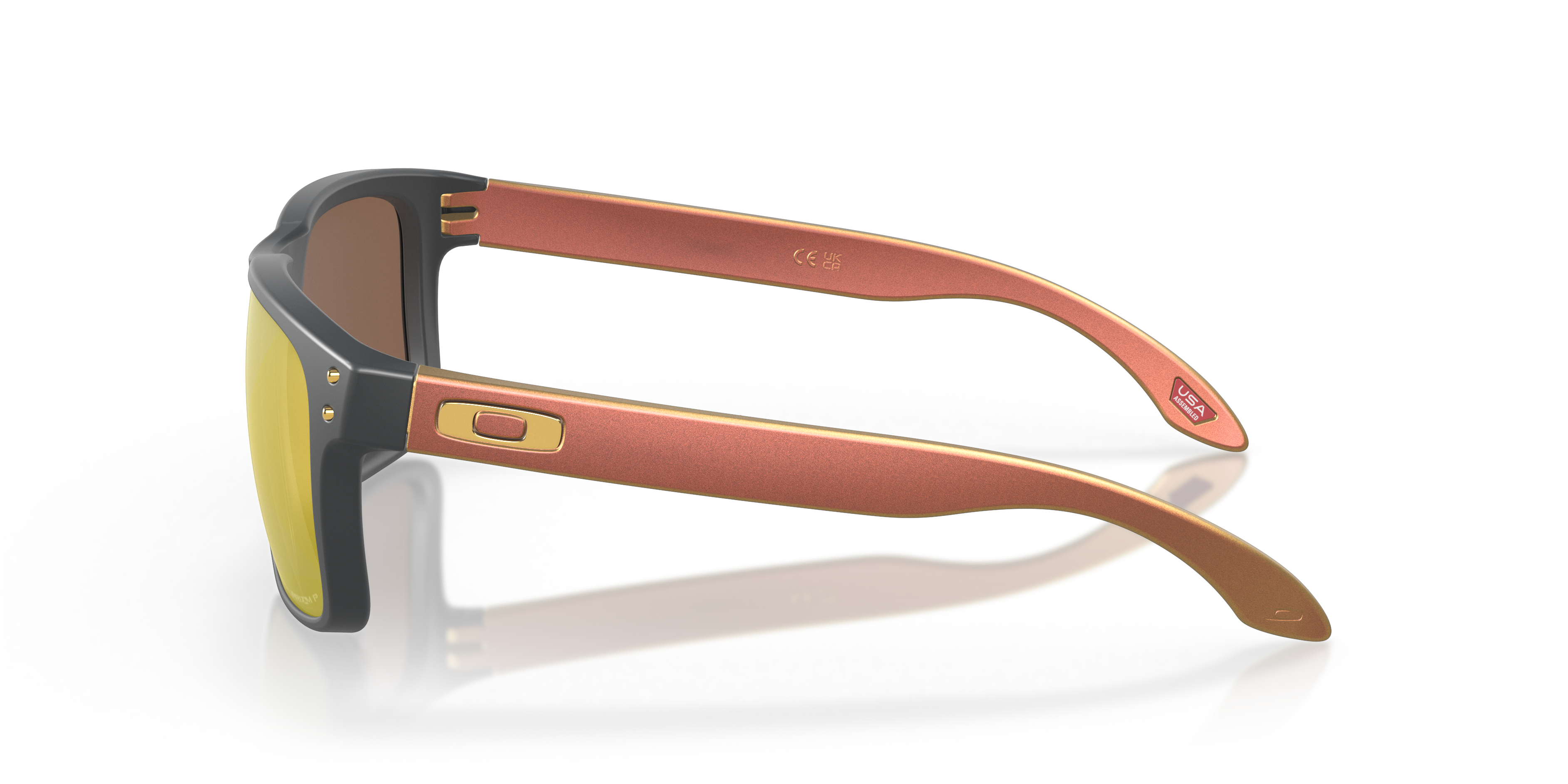 Oakley OO9102 Holbrook Men's Square Prizm Sunglasses - Matte Carbon Frame