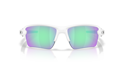 Oakley OO9188 Flak 2.0 XL On The Green Collection Men's Prizm Sport Sunglasses - Matte White
