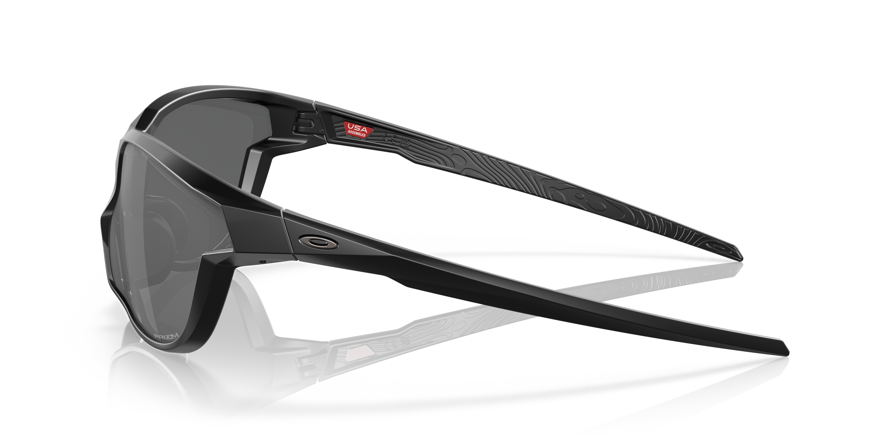 Oakley OO9227 Kaast Men's Oval Prizm Sunglasses - Matte Black Frame